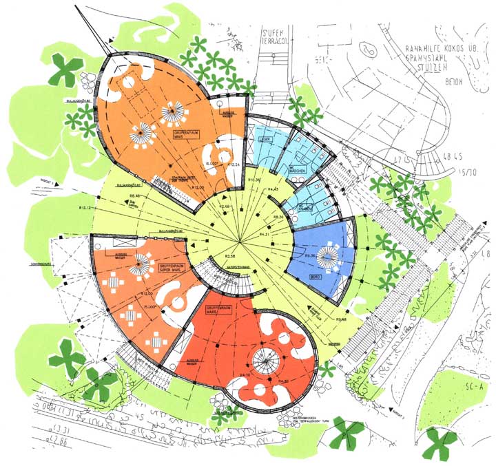 Roby Club, Grundriss EG