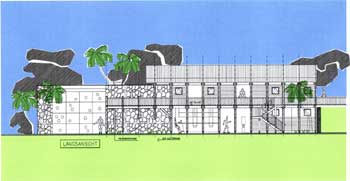 Young Center Inline Area, Ansicht/Schnitt